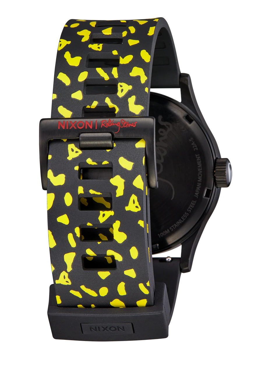 Rolling Stones 23mm FKM Rubber Band - Black / Yellow - Image 5