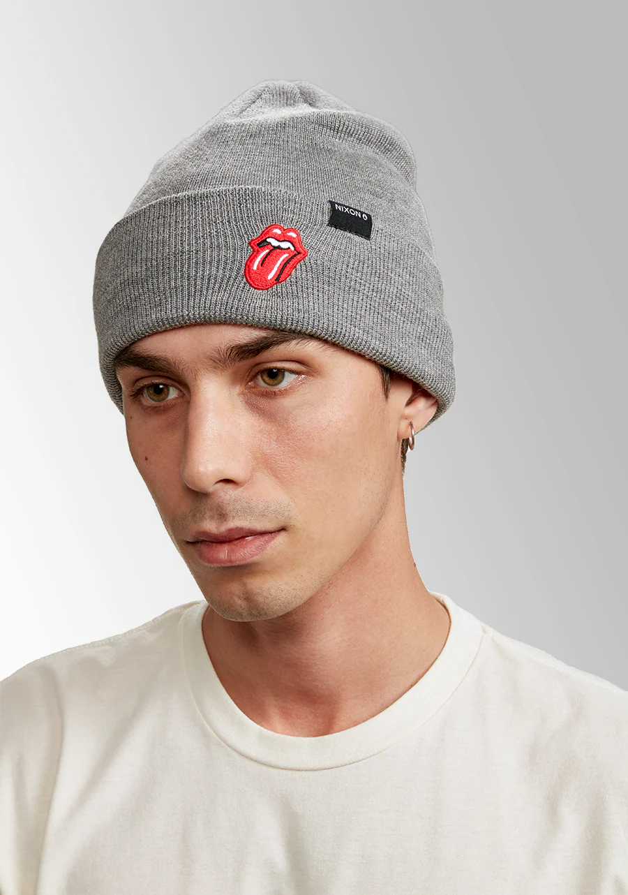Rolling Stones Beanie - Heather Gray - Image 3