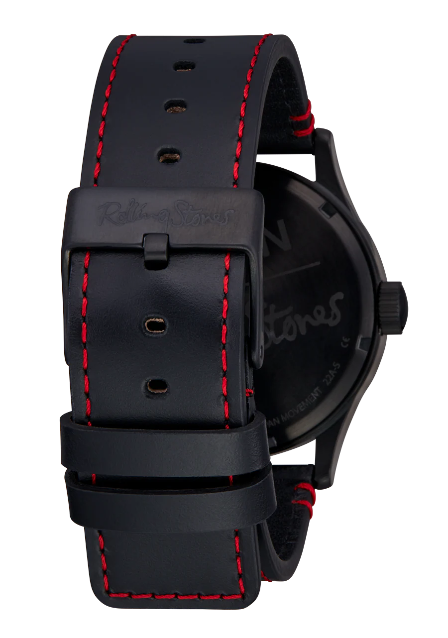 Rolling Stones Sentry Leather - All Black - Image 4