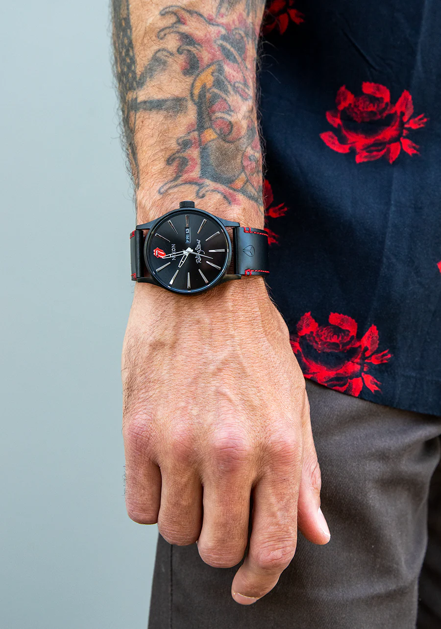 Rolling Stones Sentry Leather - All Black - Image 9
