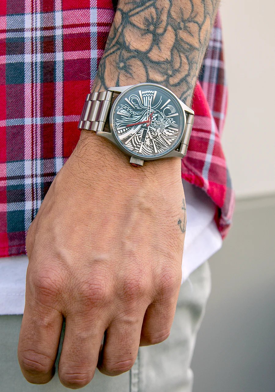 Rolling Stones Sentry Stainless Steel - Silver / Black - Image 9