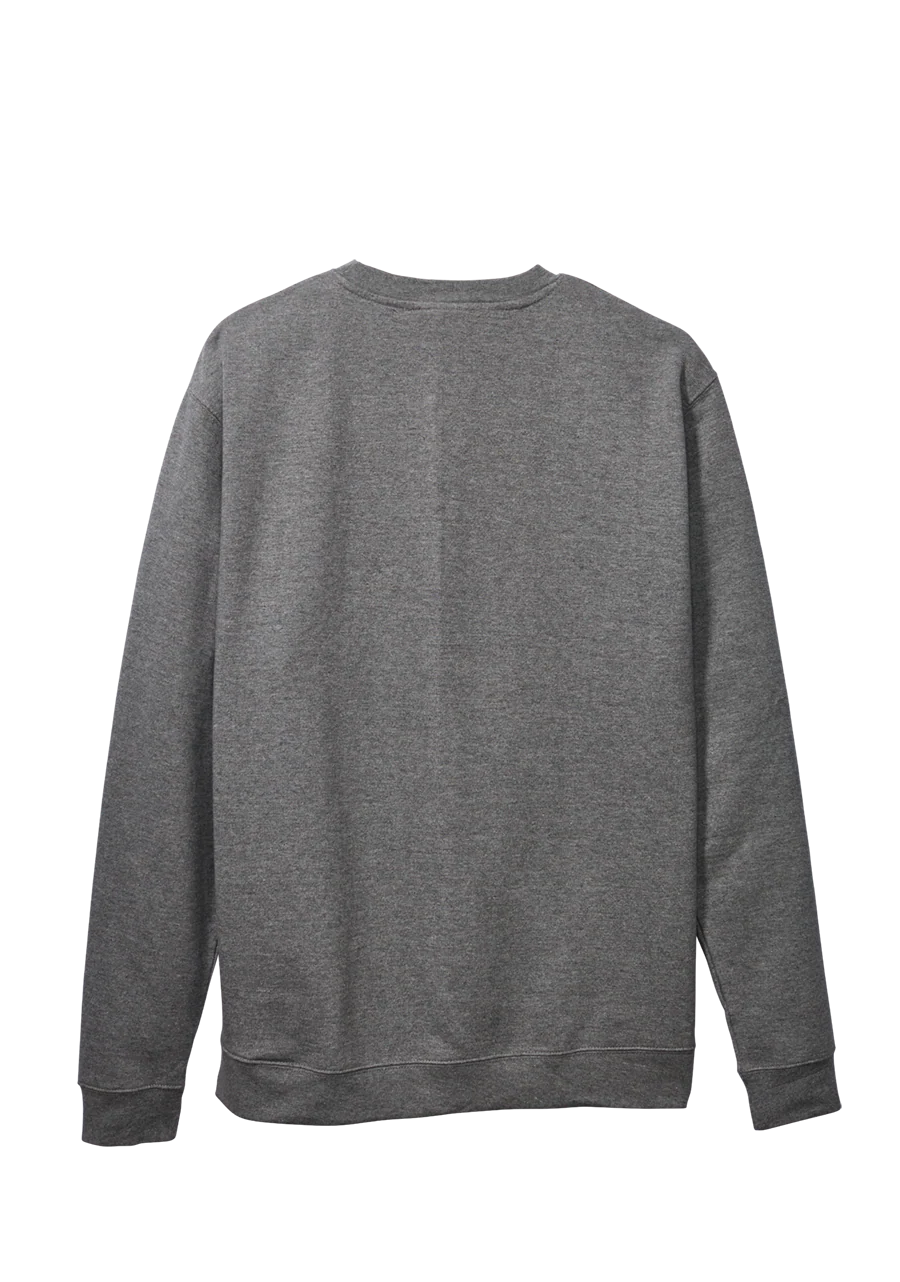 Rosas Crew Sweatshirt - Dark Heather Gray / Gray - Image 2