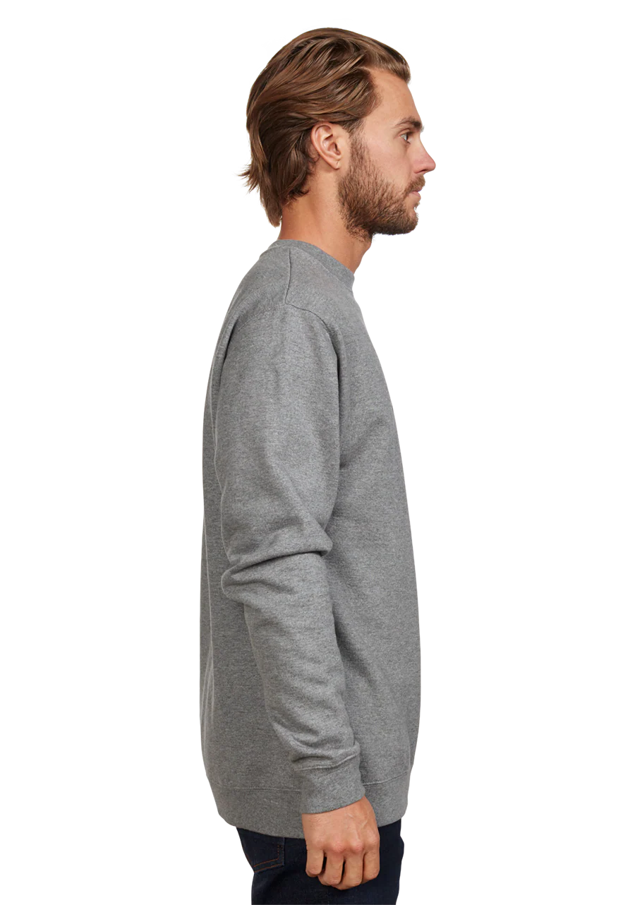 Rosas Crew Sweatshirt - Dark Heather Gray / Gray - Image 4