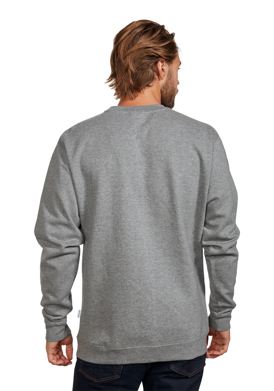 Rosas Crew Sweatshirt - Dark Heather Gray / Gray - Image 5