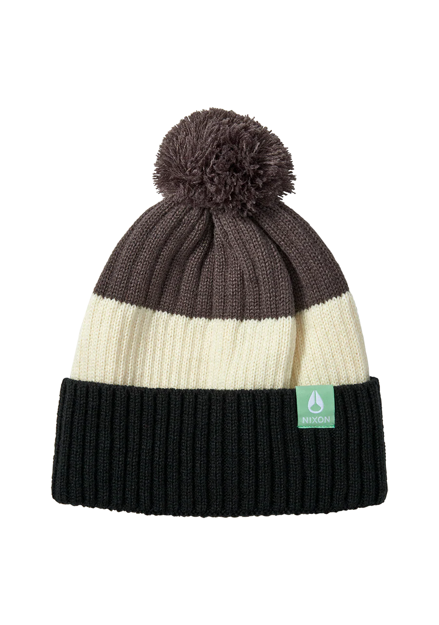 Schrader Pom Beanie - Gray / Black