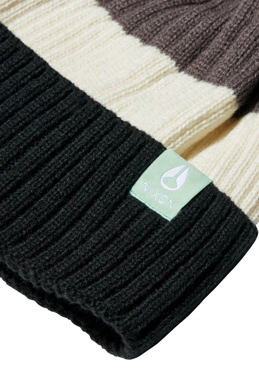 Schrader Pom Beanie - Gray / Black - Image 2