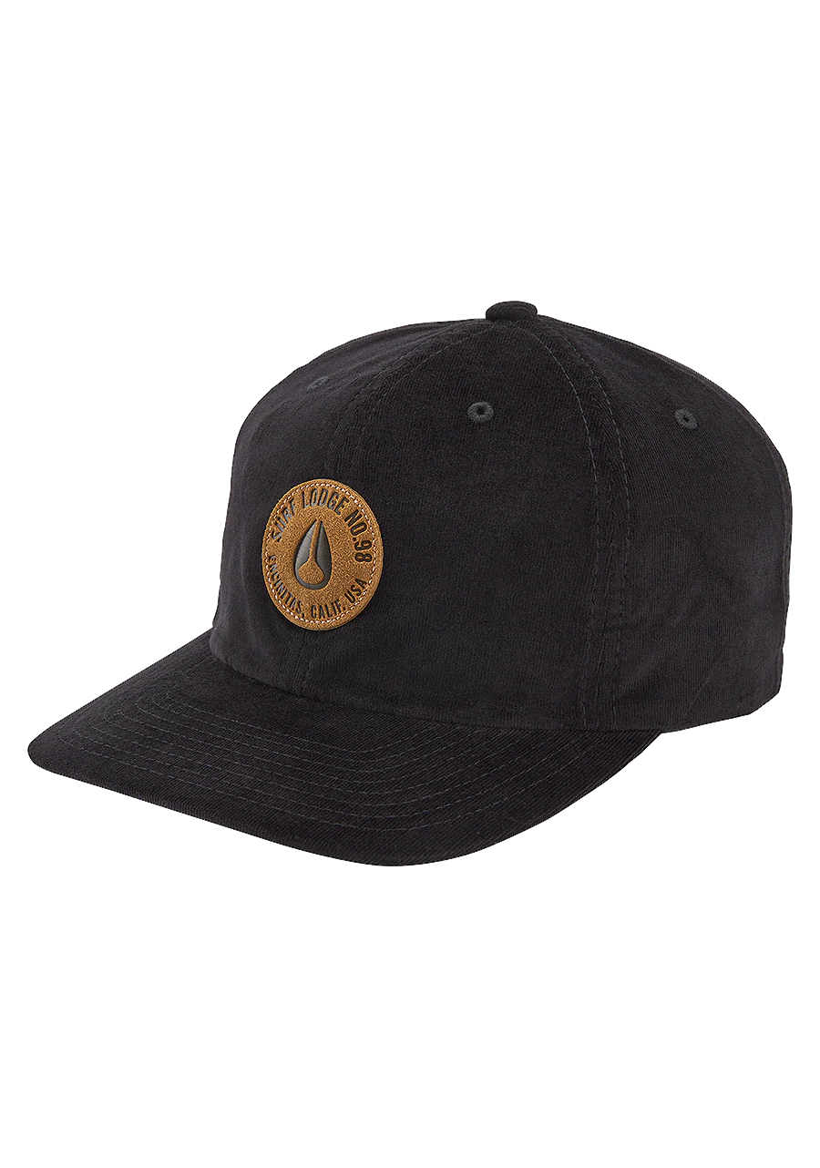 Seaside Corduroy Hat - Black