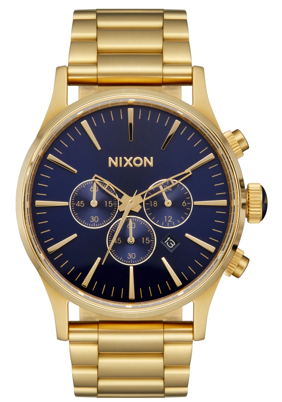 Sentry Chrono - Gold / Blue Sunray