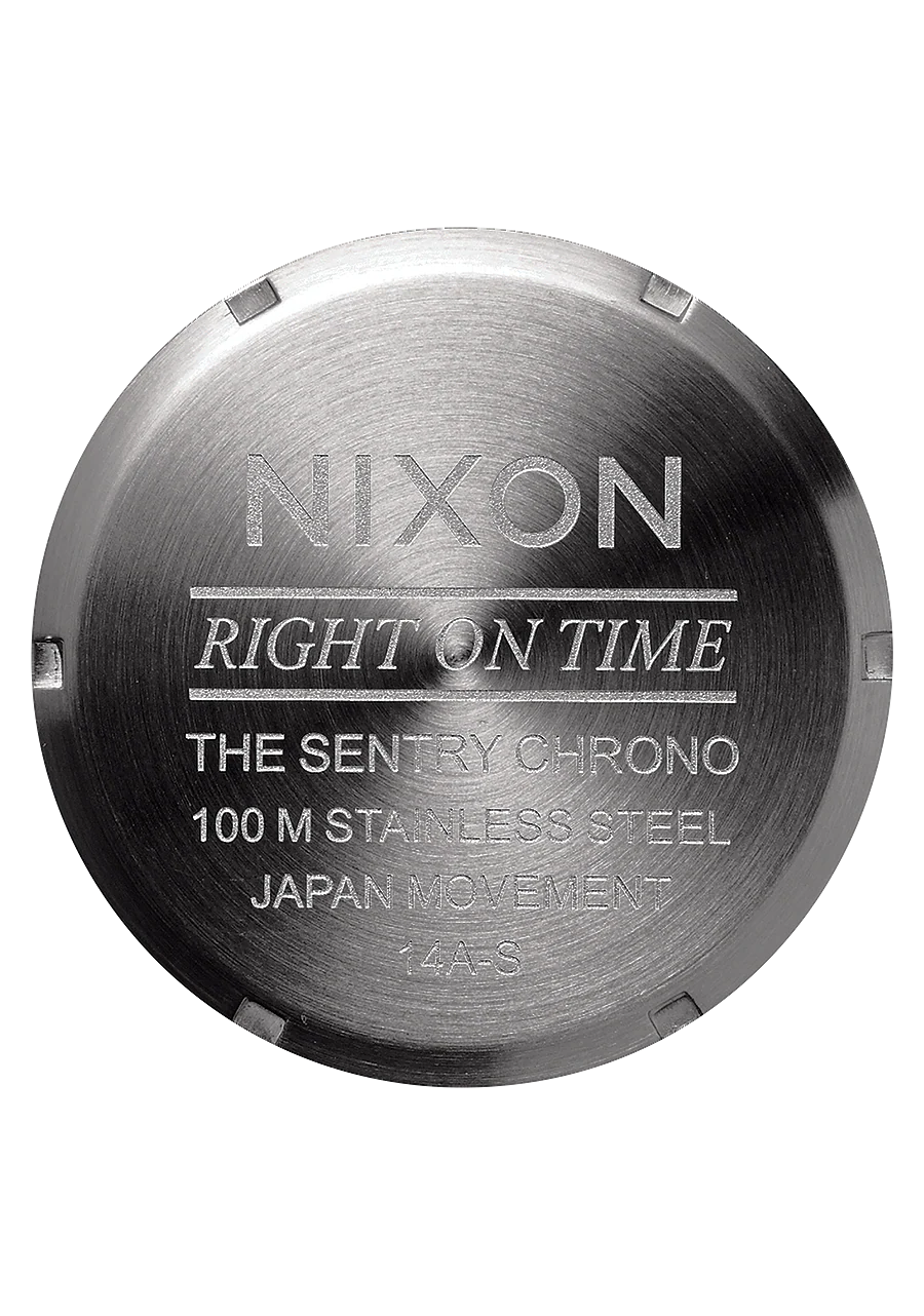 Sentry Chrono Leather - All Gunmetal / Black - Image 5