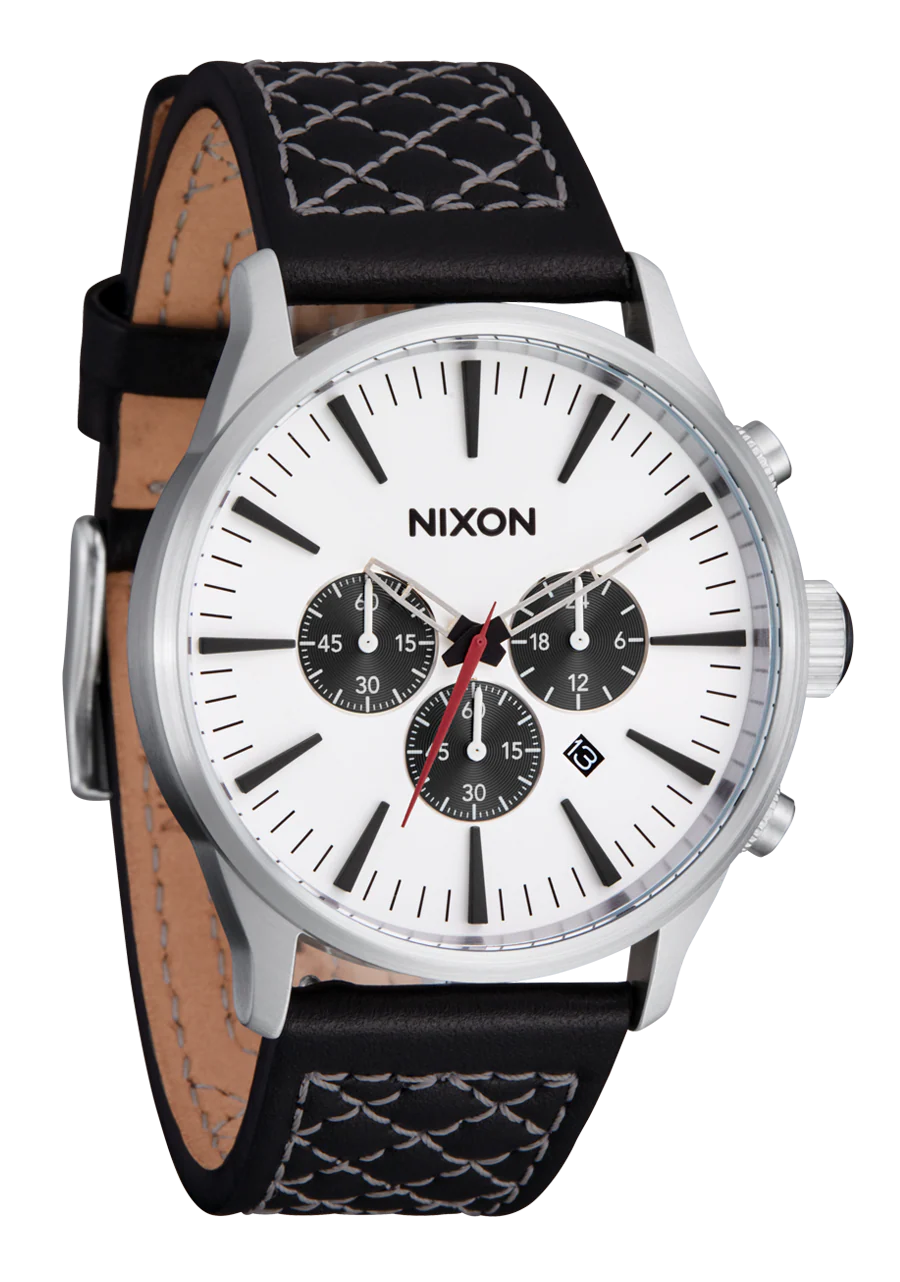 Sentry Chrono Leather - Chrome / Cloud Sunray / Black - Image 2