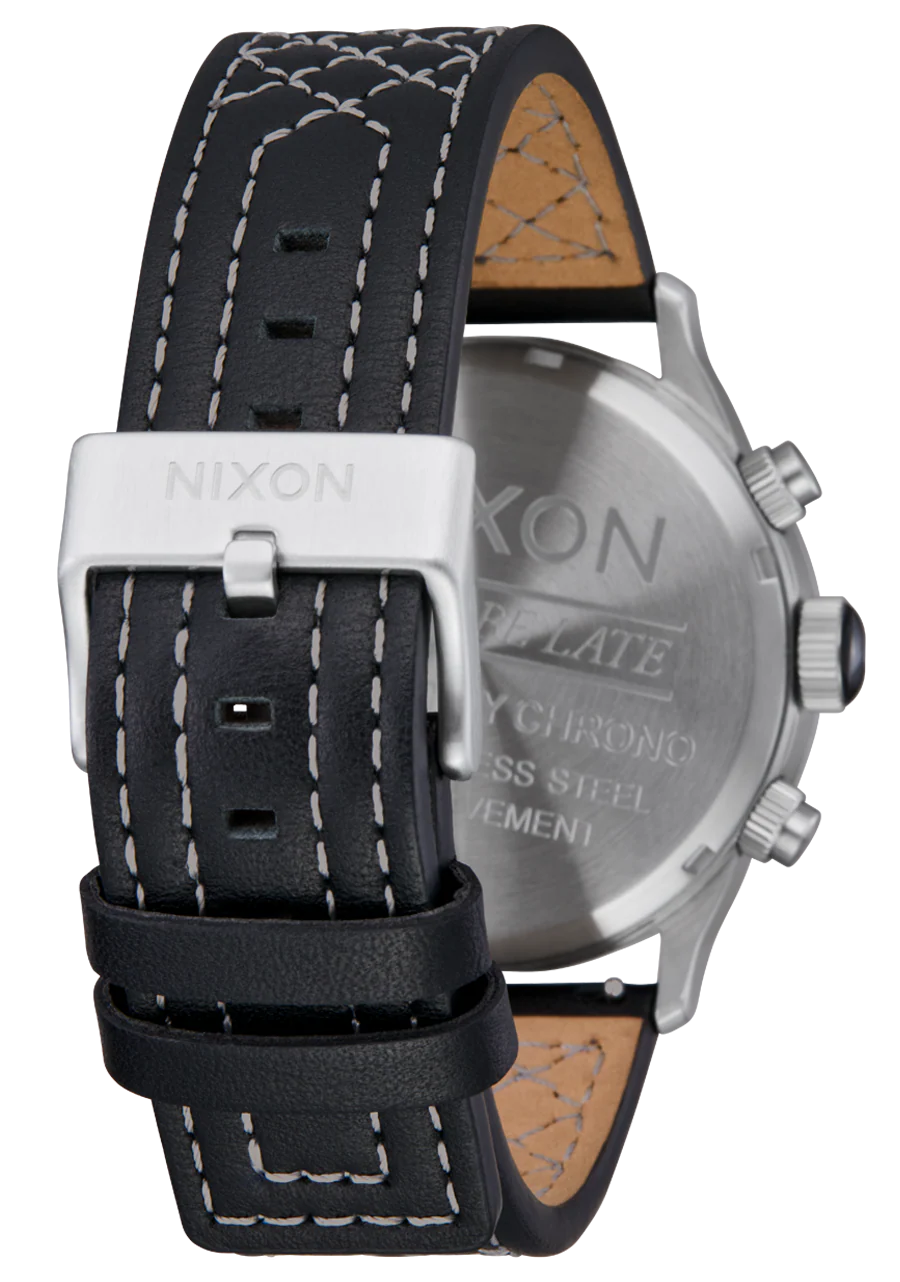 Sentry Chrono Leather - Chrome / Cloud Sunray / Black - Image 4