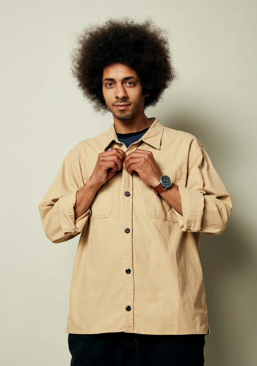 Sentry Chrono Leather - Lt Gunmetal / Basalt / Sienna - Image 8