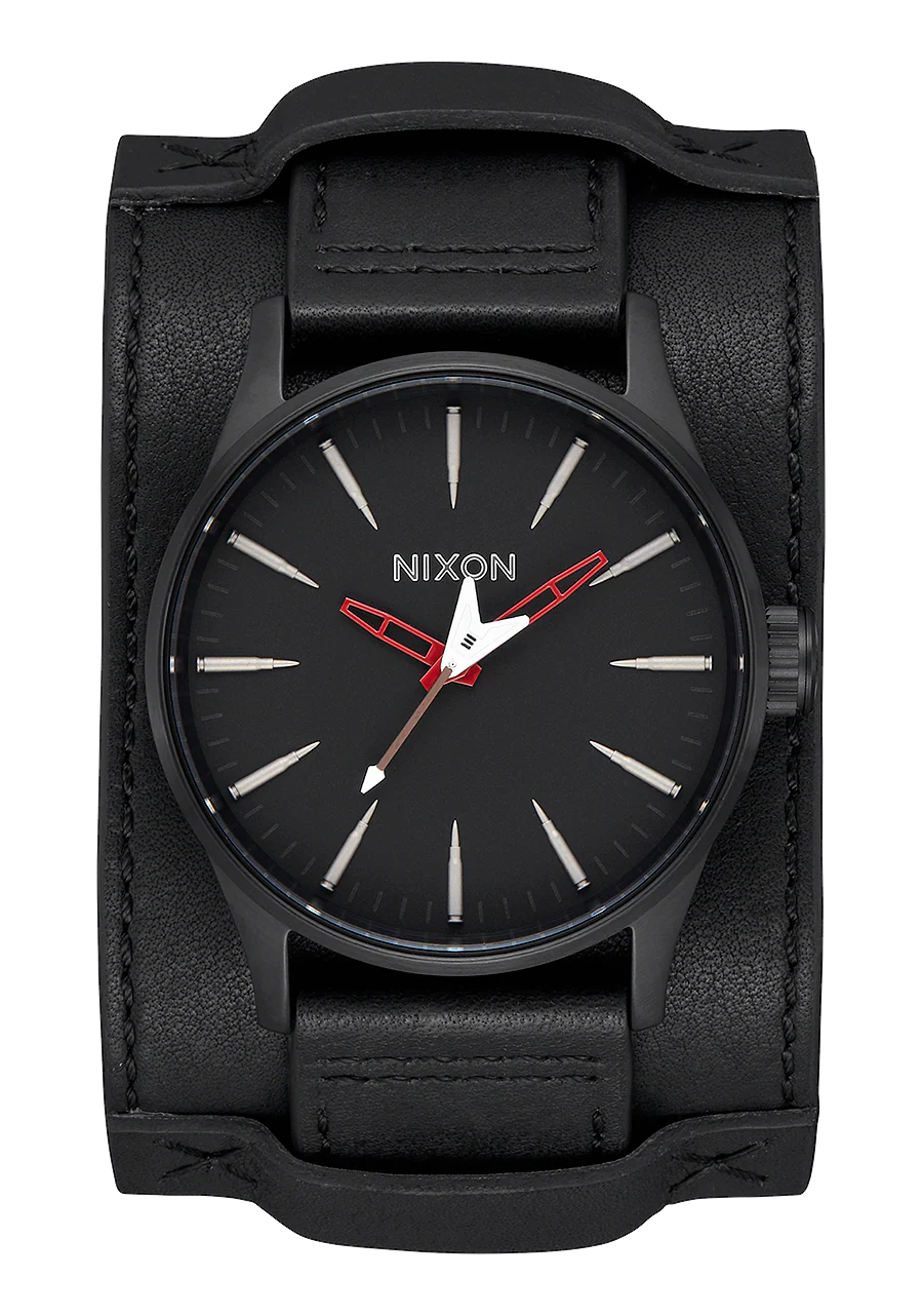Sentry Leather - Black / Red / Seek & Destroy