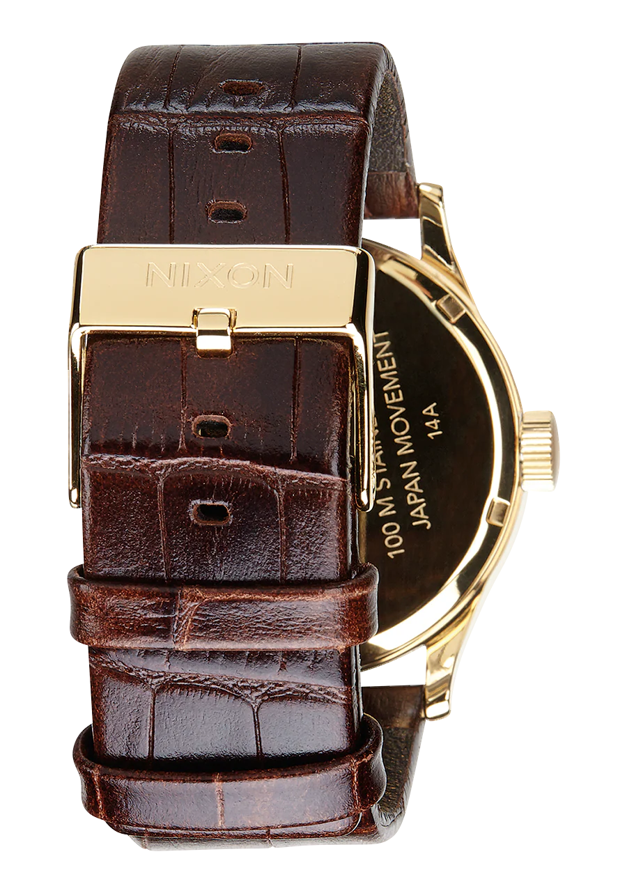 Sentry Leather - Gld / Oxbld Sunray / Brn Gator - Image 3