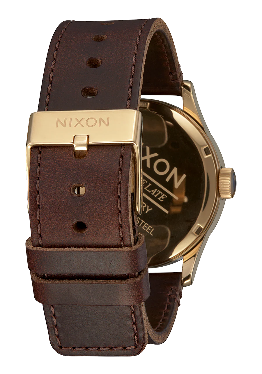 Sentry Leather - Polished Gold / Navy Sunray - Image 3