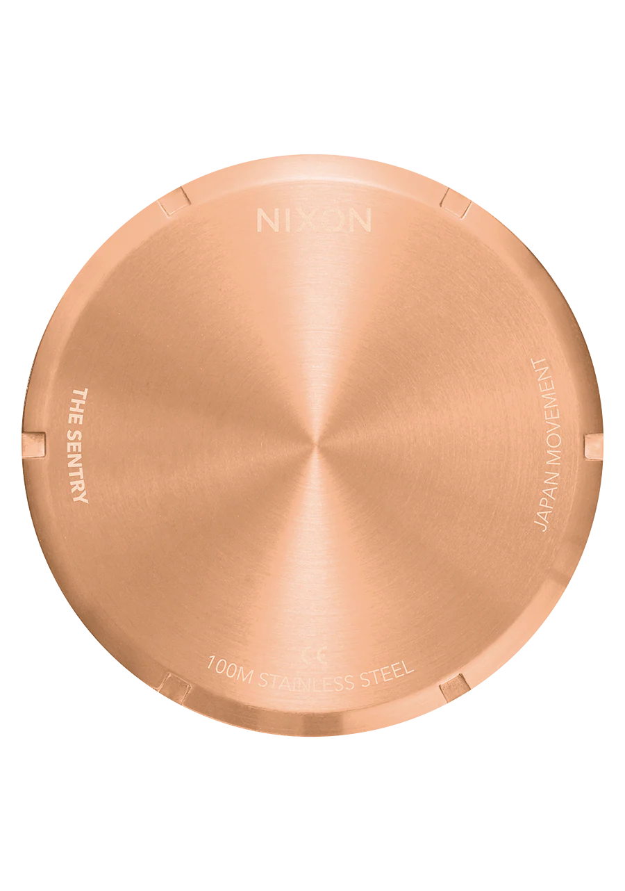Sentry Leather - Rose Gold / Gunmetal / Brown - Image 6