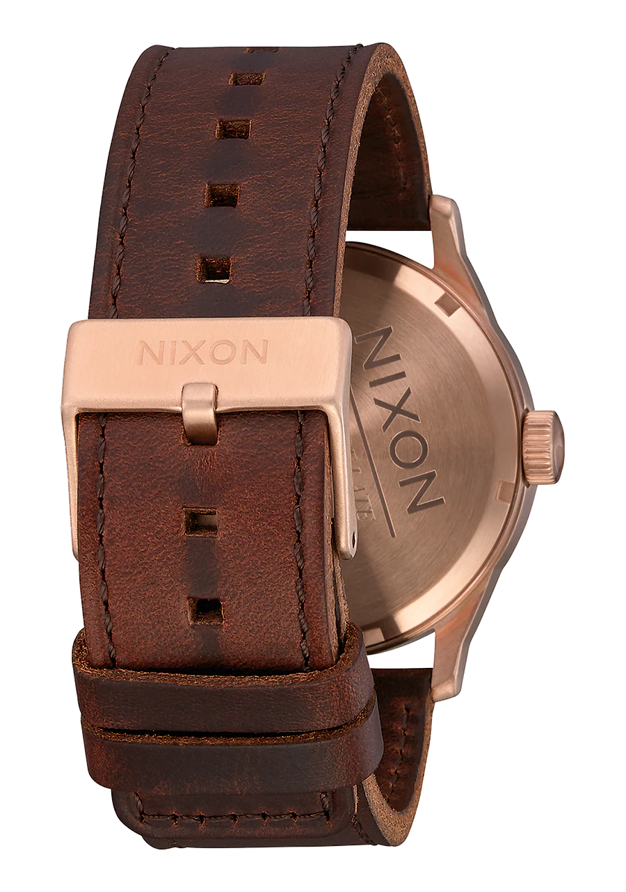 Sentry Leather - Rose Gold / Navy / Brown - Image 3