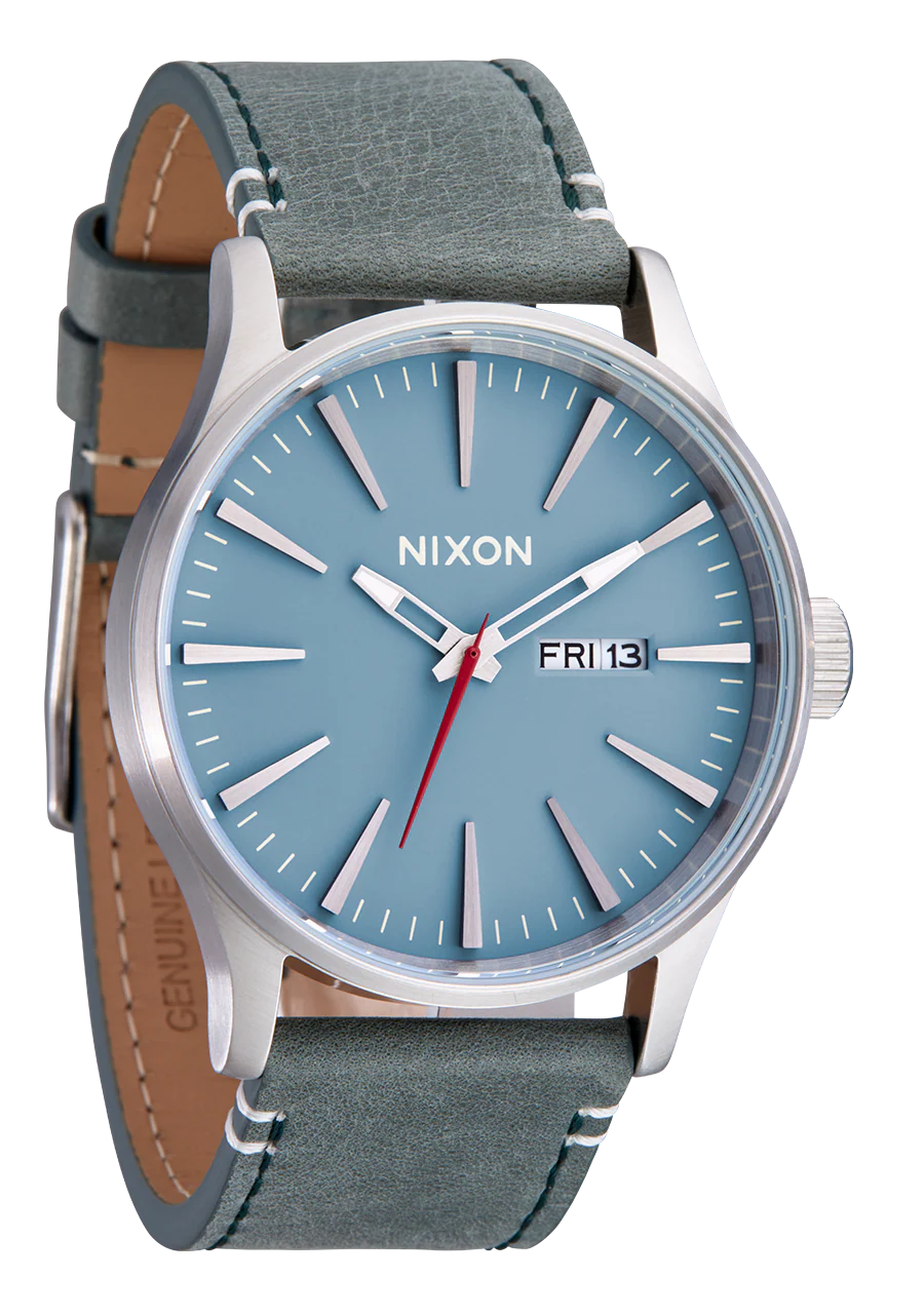 Sentry Leather - Silver /Dusty Blue / Dk Forest - Image 2