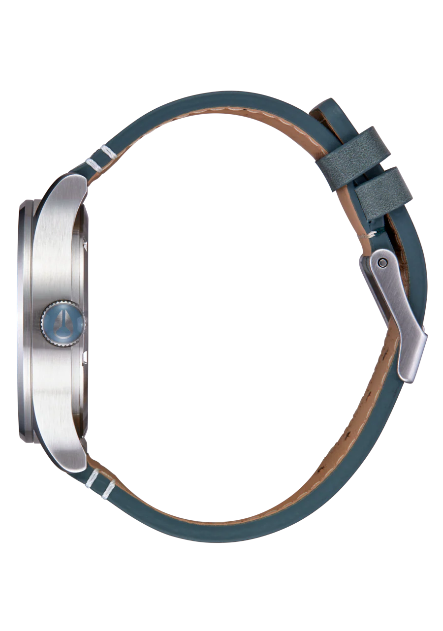 Sentry Leather - Silver /Dusty Blue / Dk Forest - Image 3