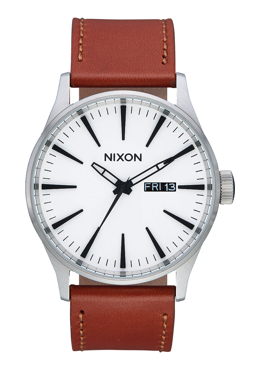 Sentry Leather - White Sunray / Saddle