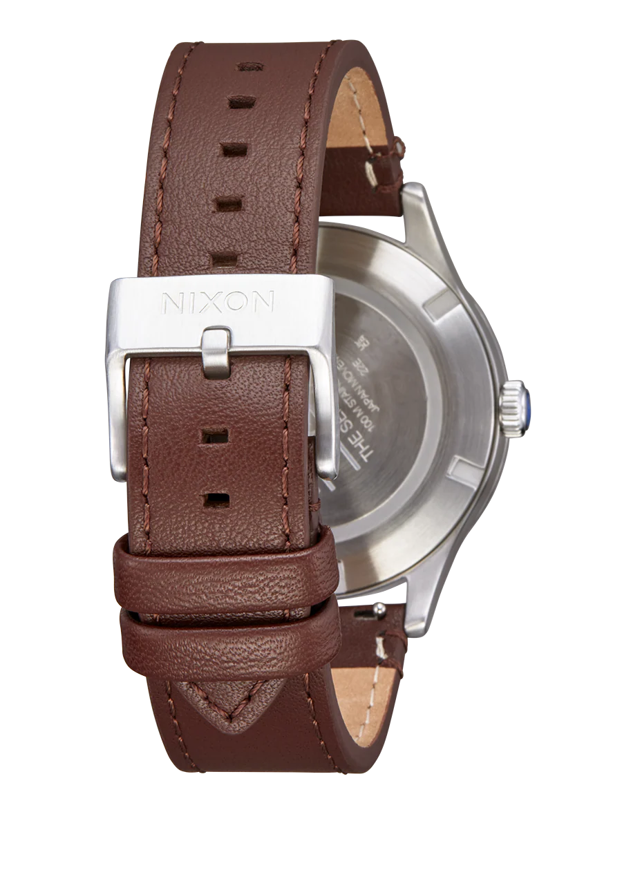 Sentry Solar Leather - Navy Sunray / Silver - Image 4