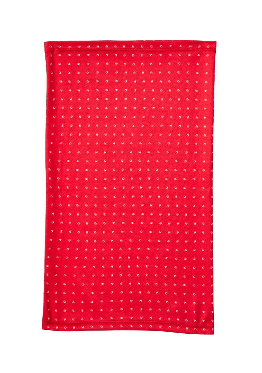 Silo Neck Gaiter - Red / White - Image 2