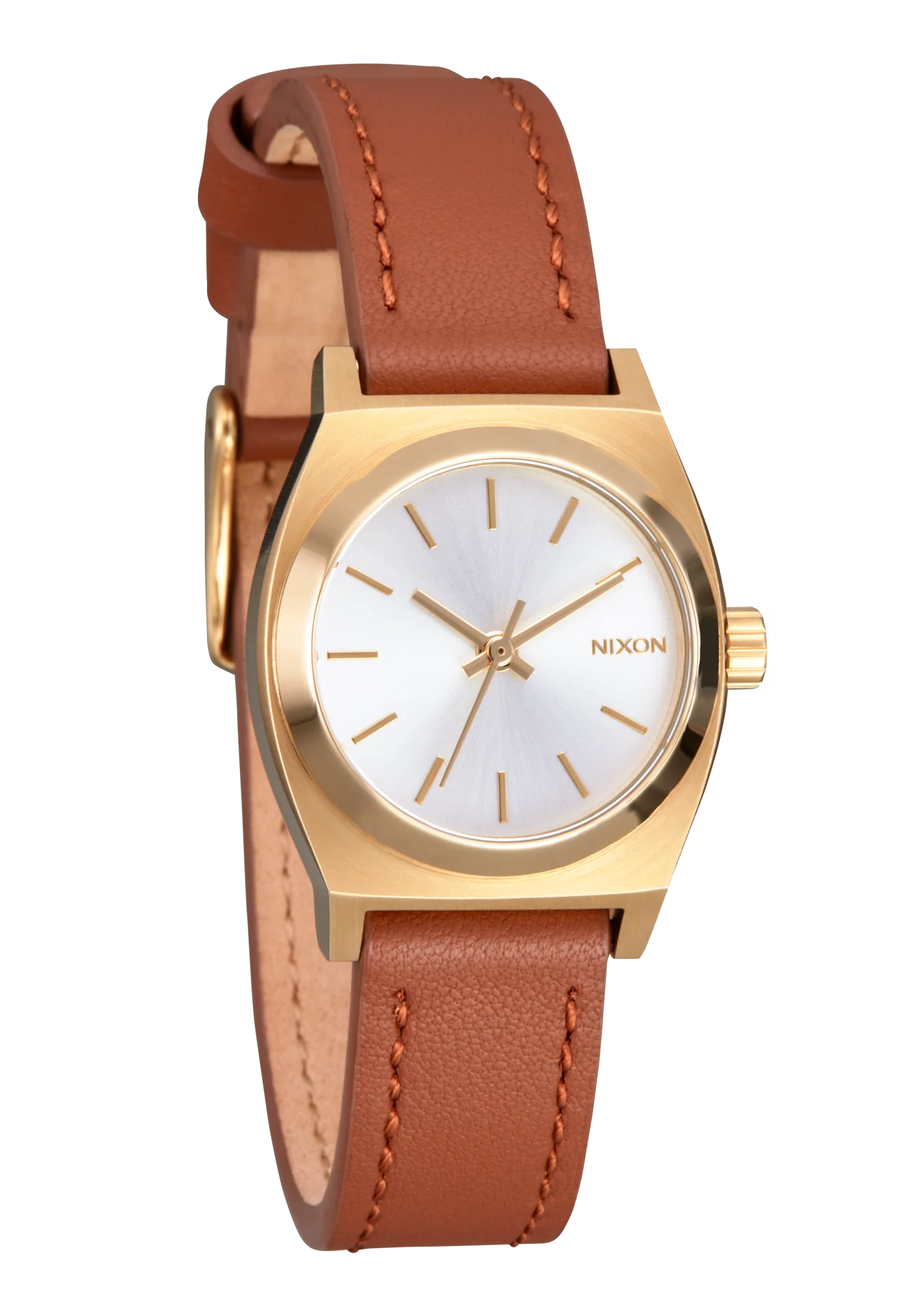 Small Time Teller Leather - Light Gold / White Sunray - Image 2