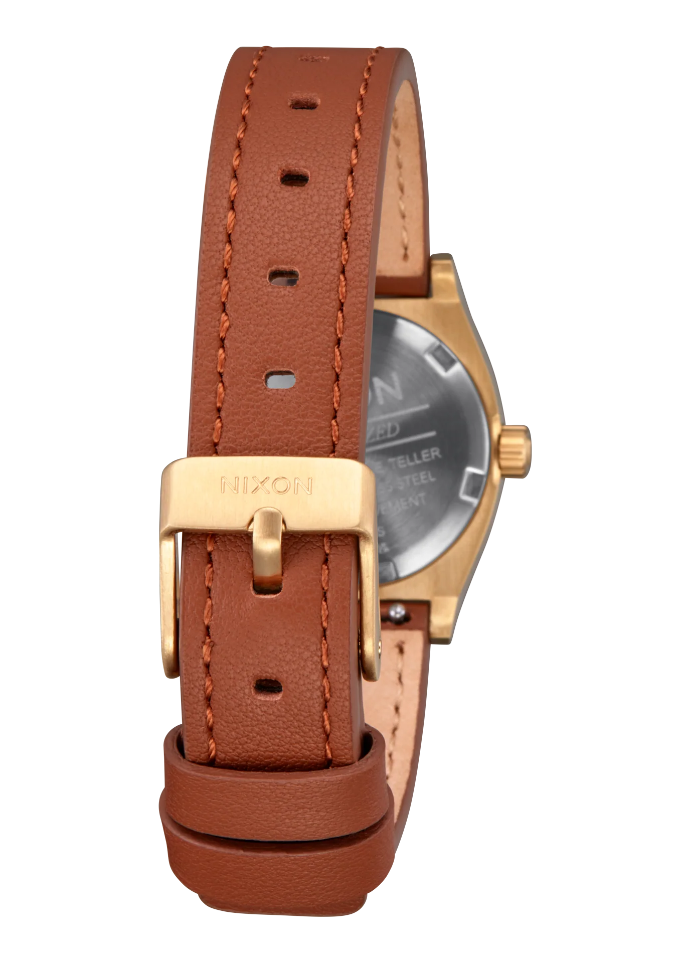 Small Time Teller Leather - Light Gold / White Sunray - Image 4