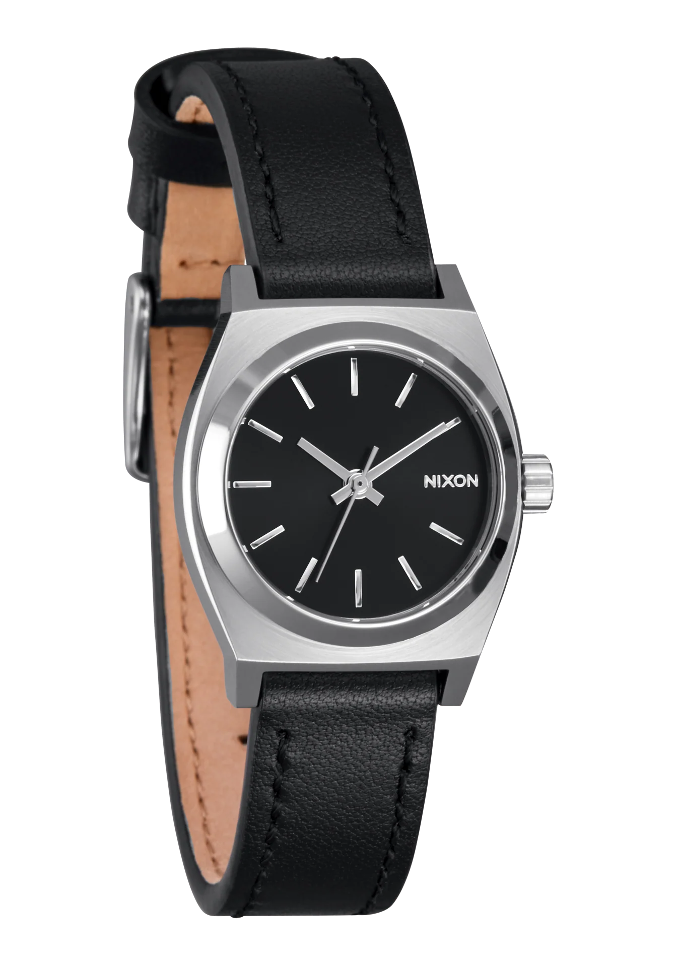 Small Time Teller Leather - Silver / Black - Image 2