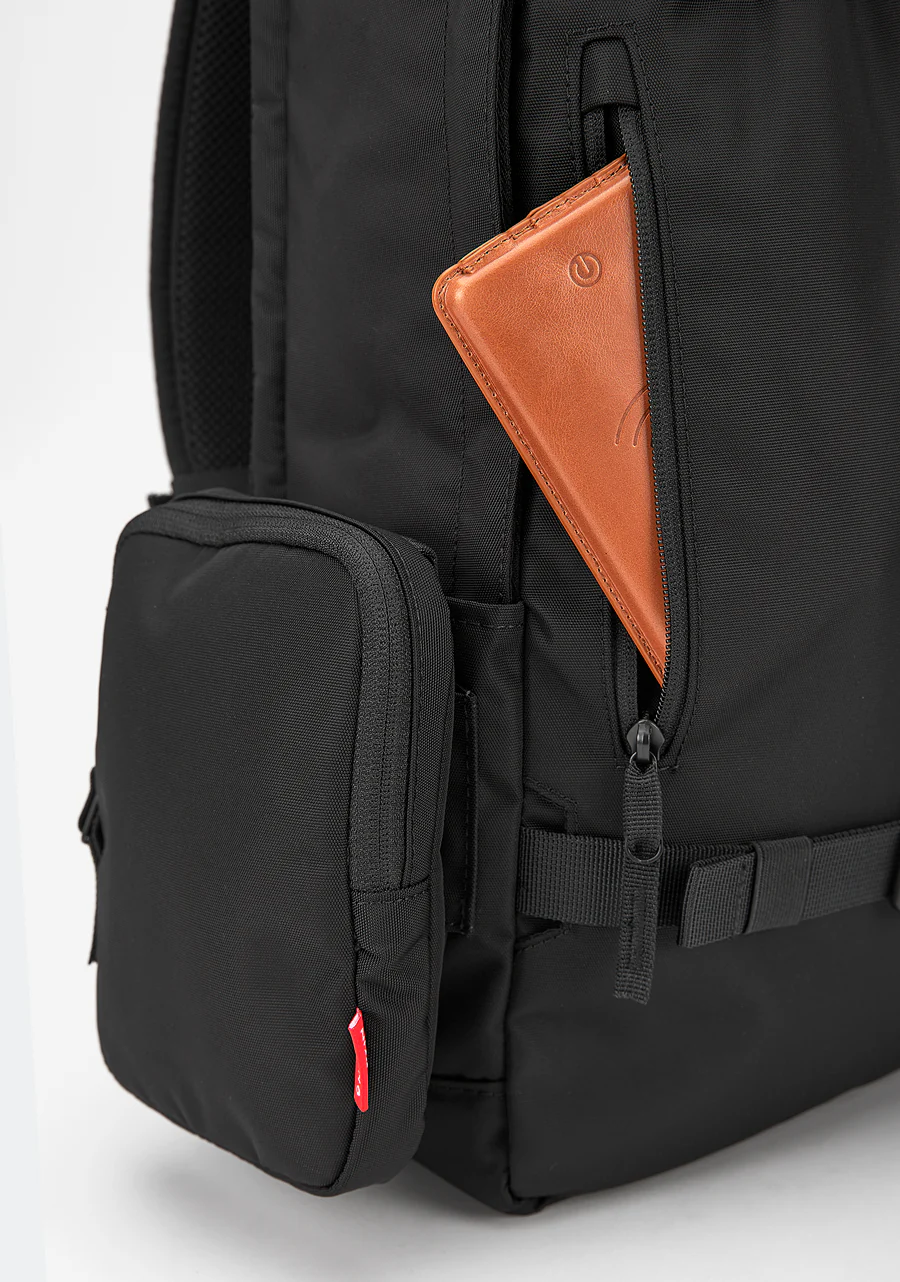 Smith Backpack - All Black Nylon - Image 5