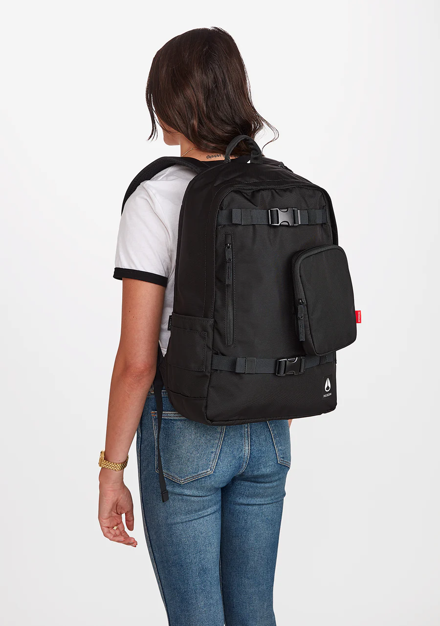 Smith Backpack - All Black Nylon - Image 7
