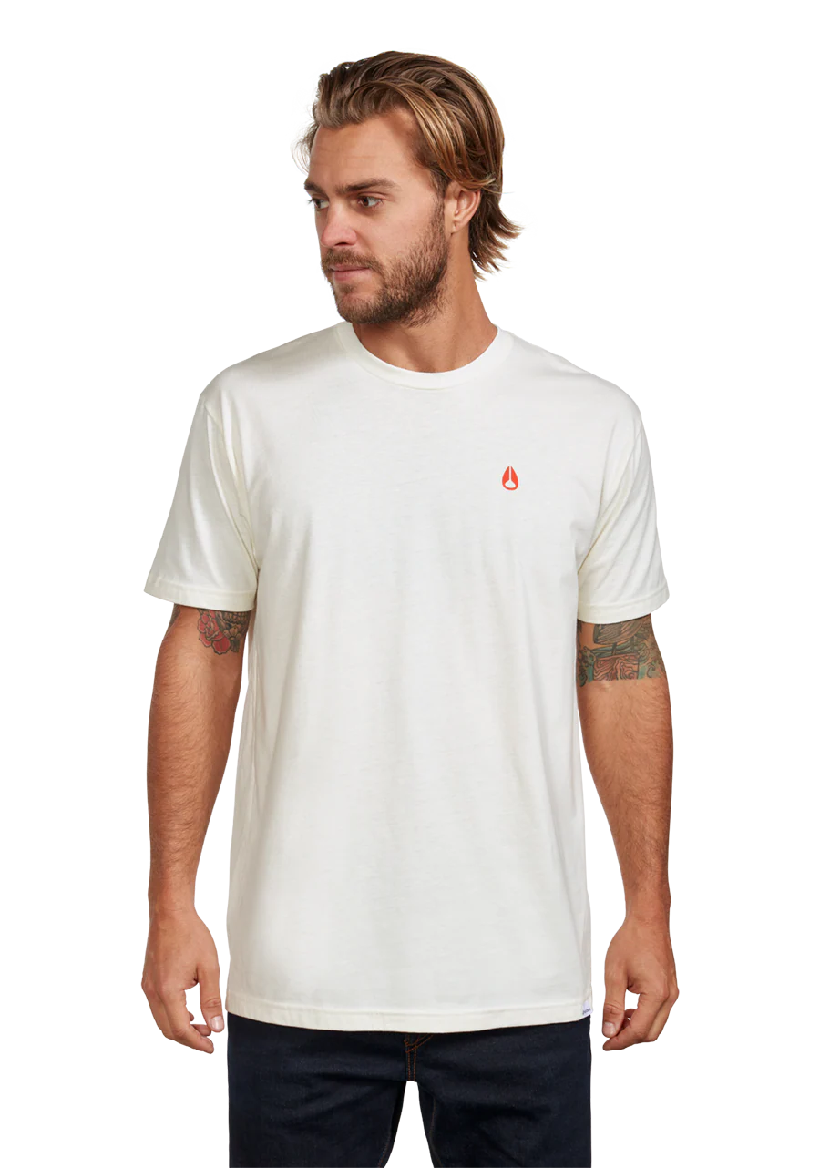 Sparrow Repreve® T-Shirt - Natural / Red - Image 3