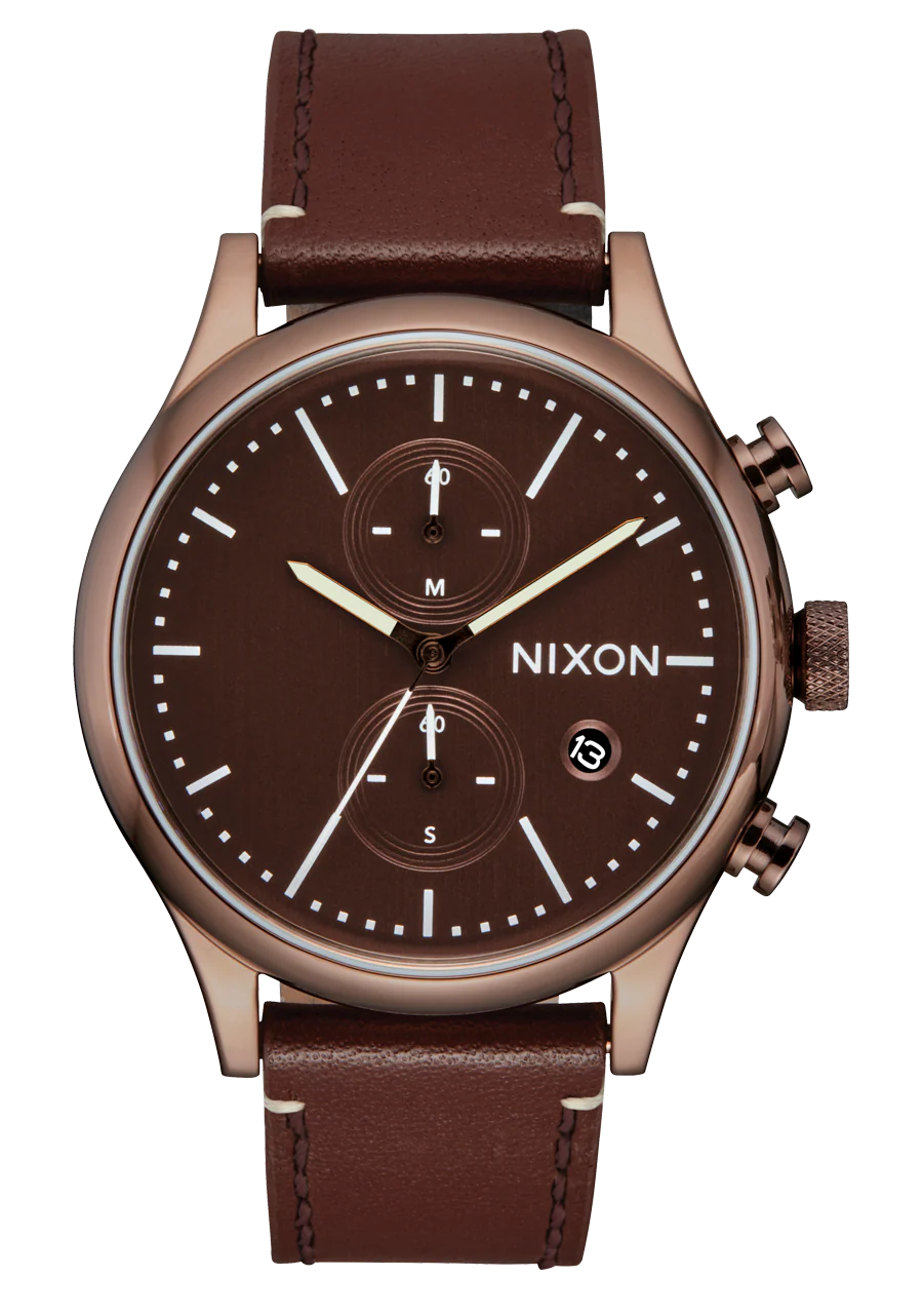 Station Chrono Leather - Chocolate / Cappuccino / Brown