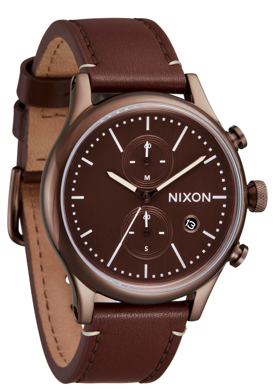 Station Chrono Leather - Chocolate / Cappuccino / Brown - Image 2