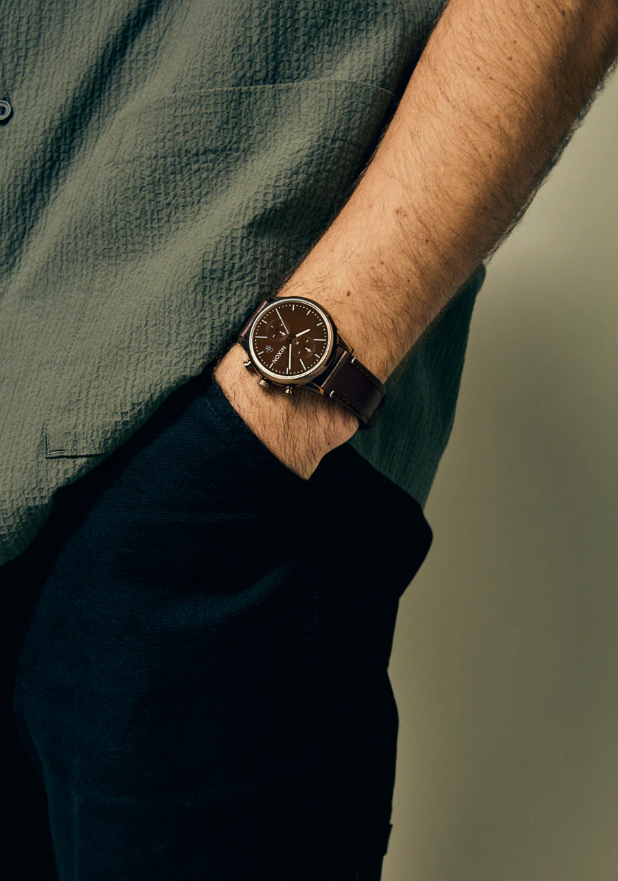 Station Chrono Leather - Chocolate / Cappuccino / Brown - Image 8