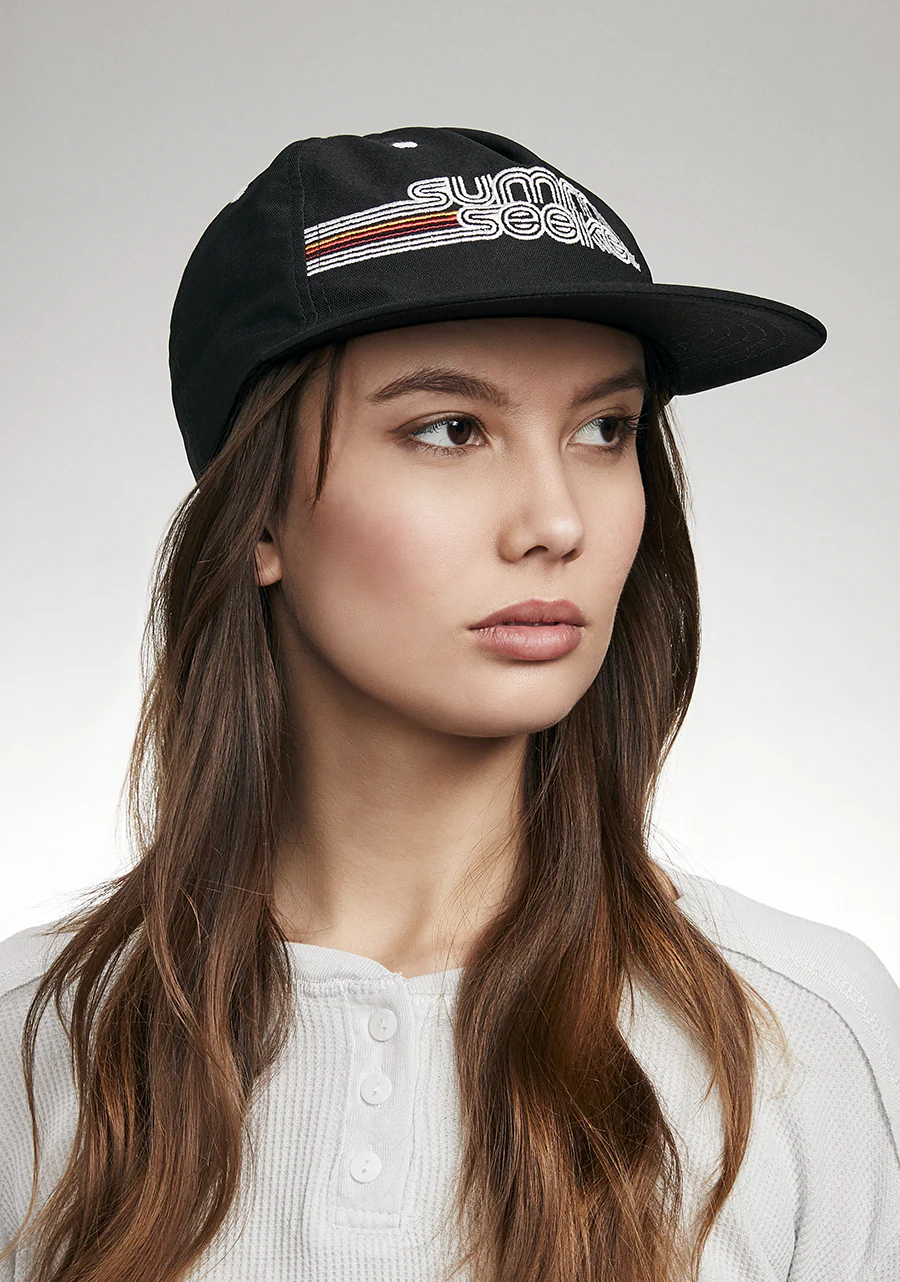 Summit Seeker Strapback - Black / White - Image 7