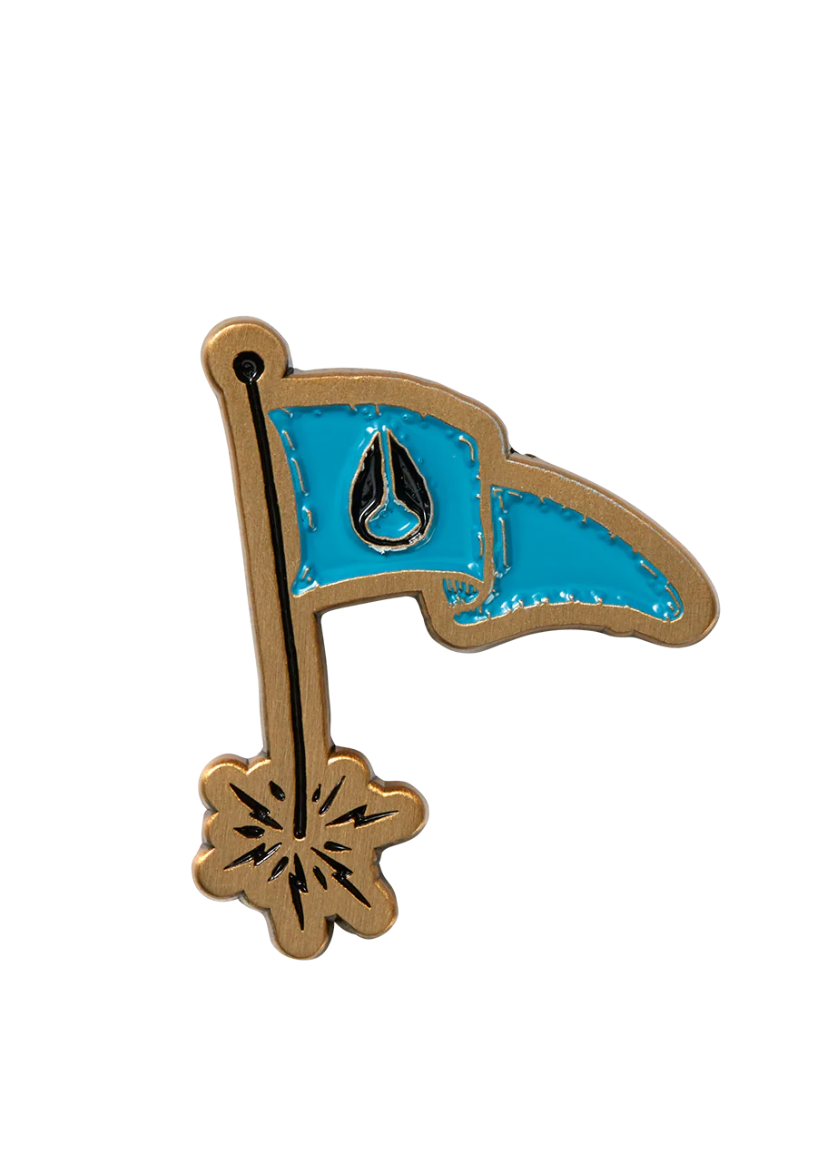 Team Pin - Aqua