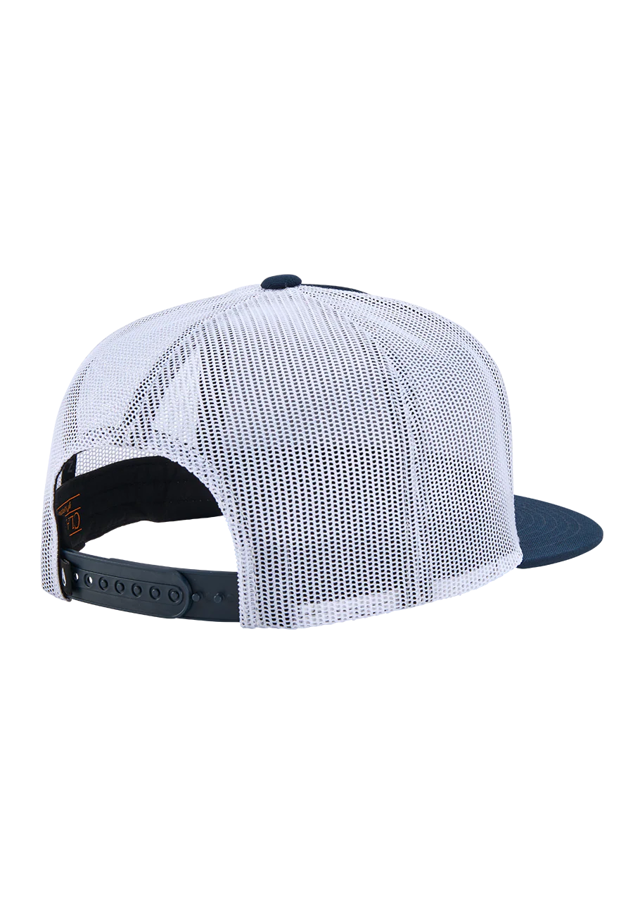 Team Trucker Hat - Midnight Blue / Dark Yellow - Image 2