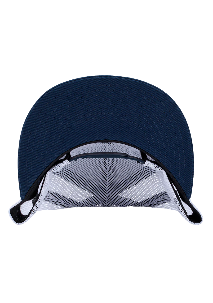 Team Trucker Hat - Midnight Blue / Dark Yellow - Image 3