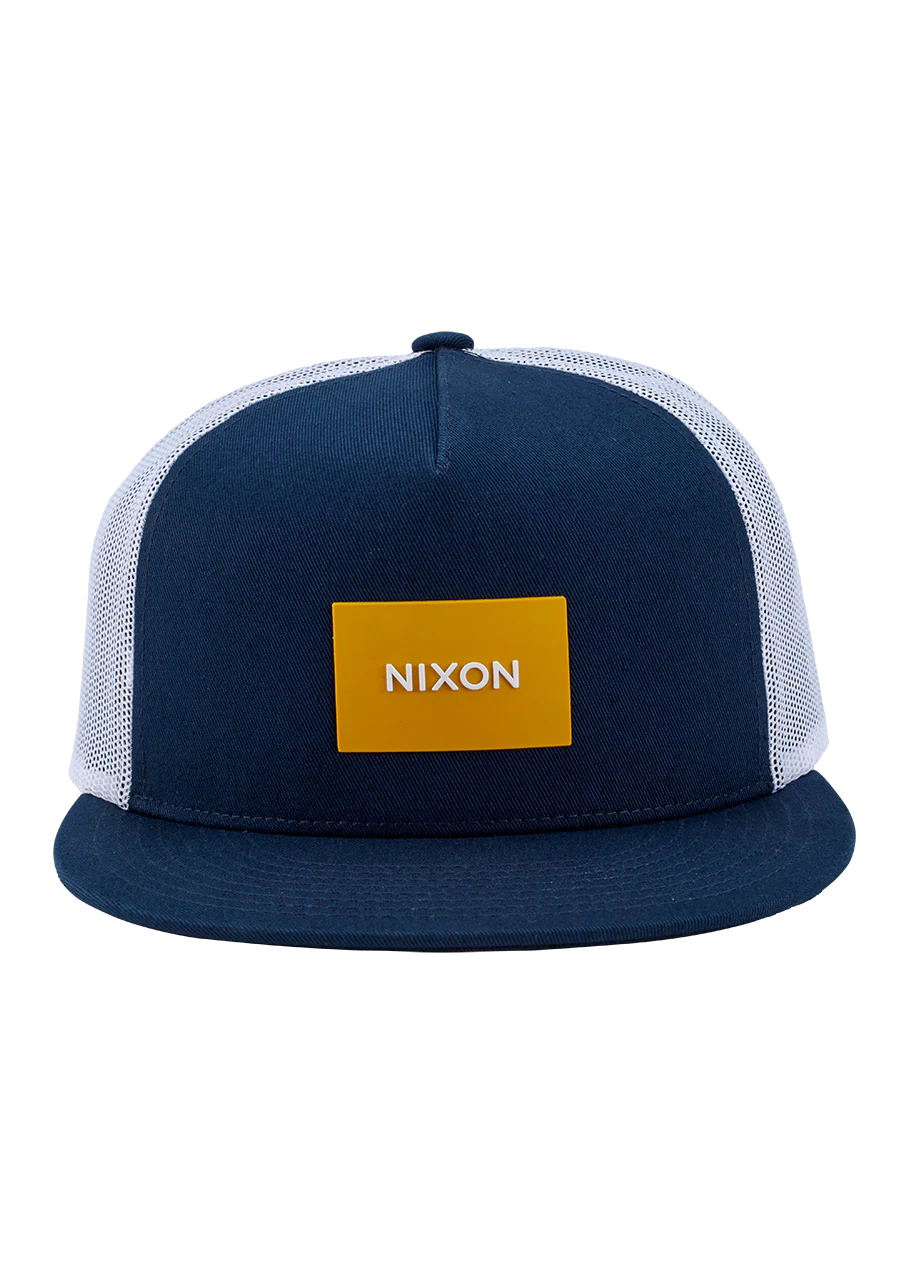 Team Trucker Hat - Midnight Blue / Dark Yellow - Image 4
