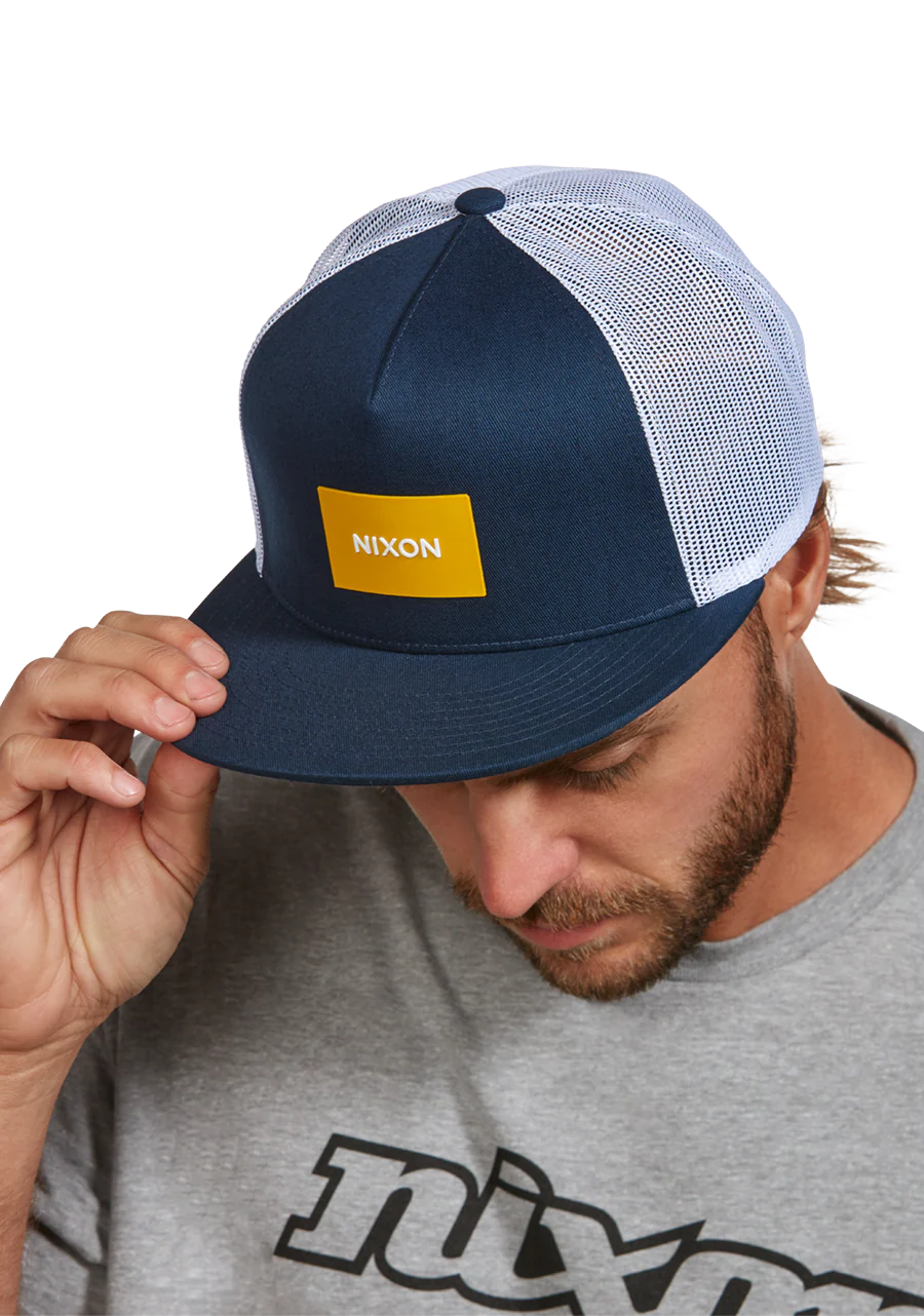 Team Trucker Hat - Midnight Blue / Dark Yellow - Image 6