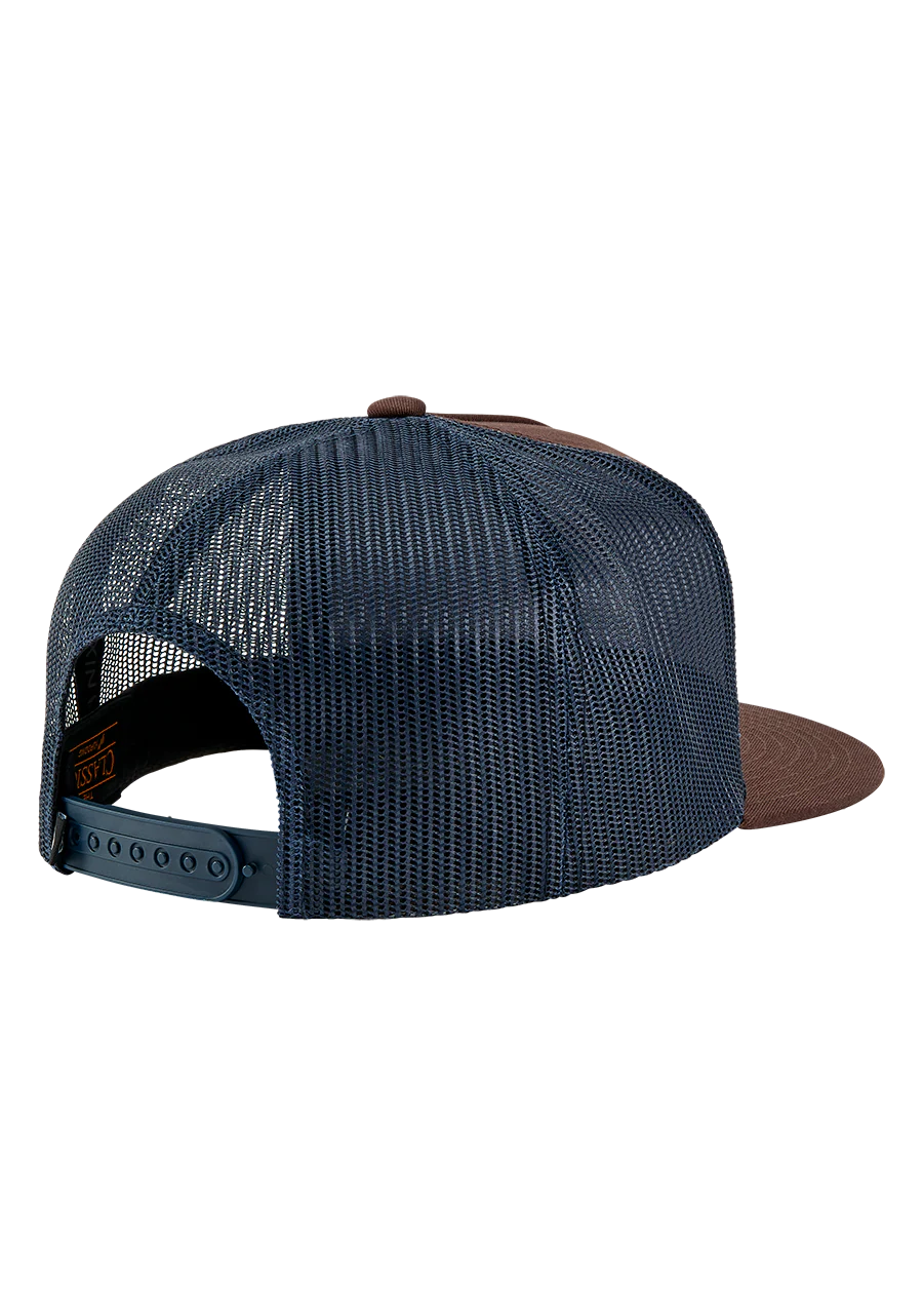 Team Trucker Hat - Navy / Brown - Image 2