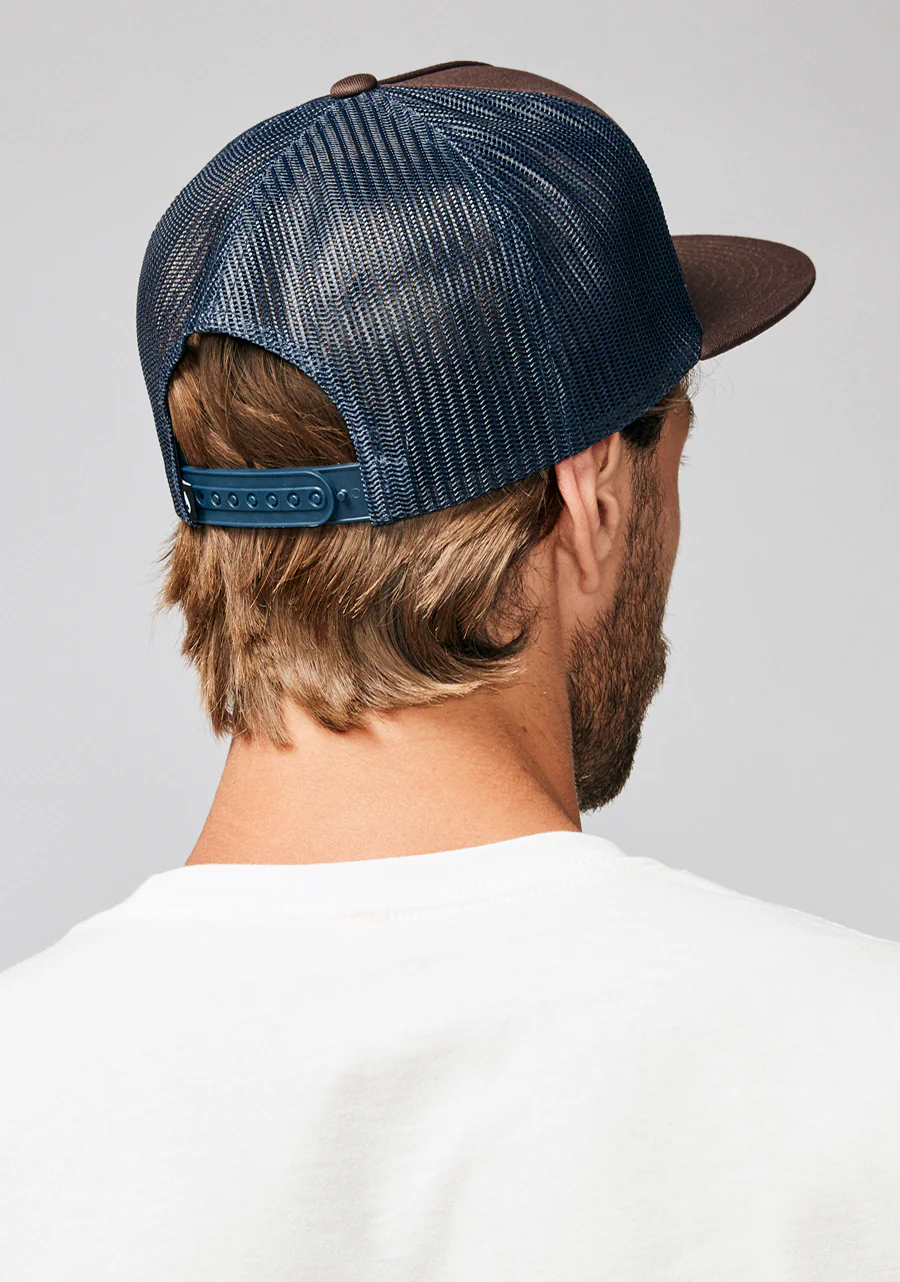 Team Trucker Hat - Navy / Brown - Image 7