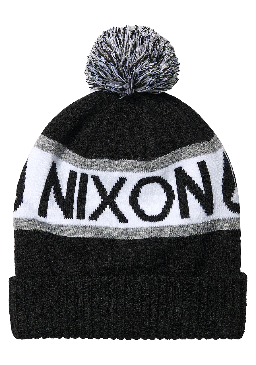 Teamster Beanie - Black / White