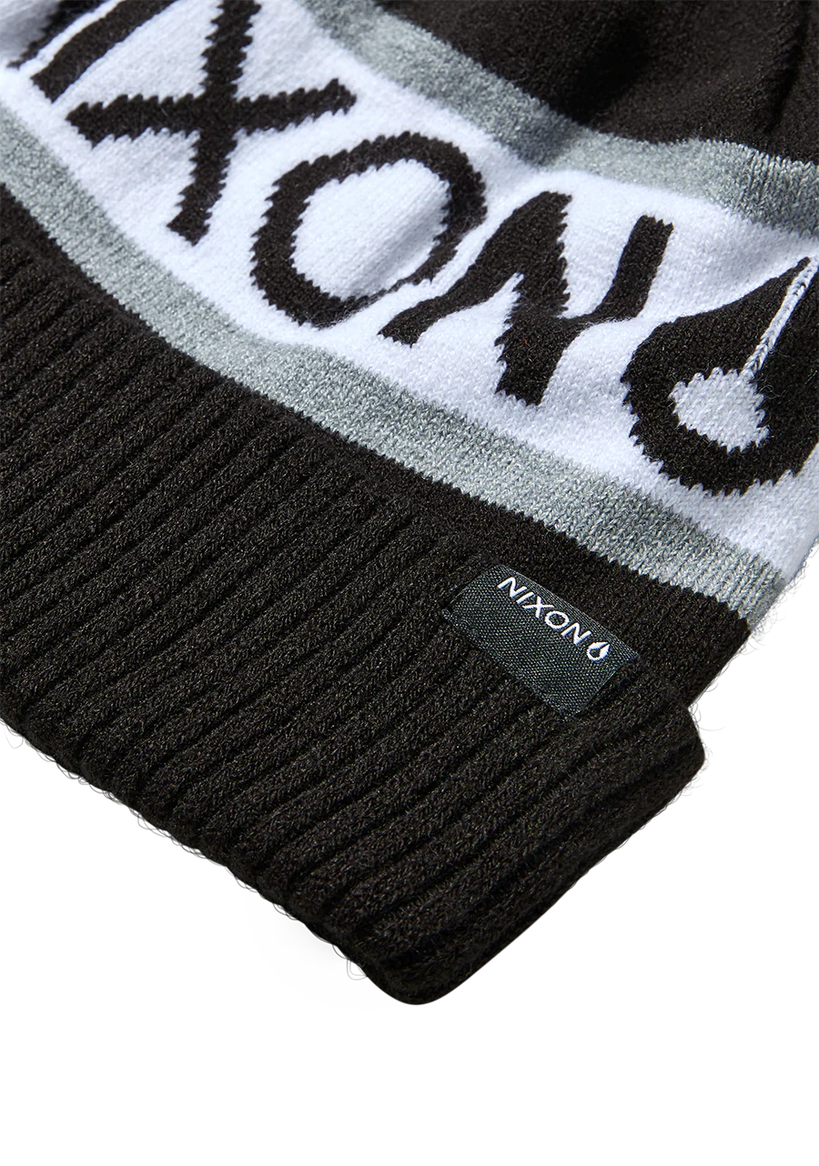 Teamster Beanie II - Black / White - Image 2