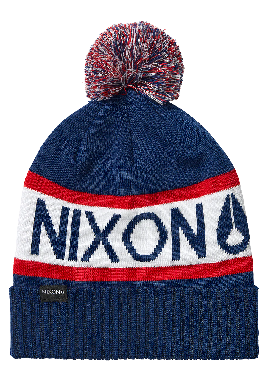 Teamster Beanie - Navy / White