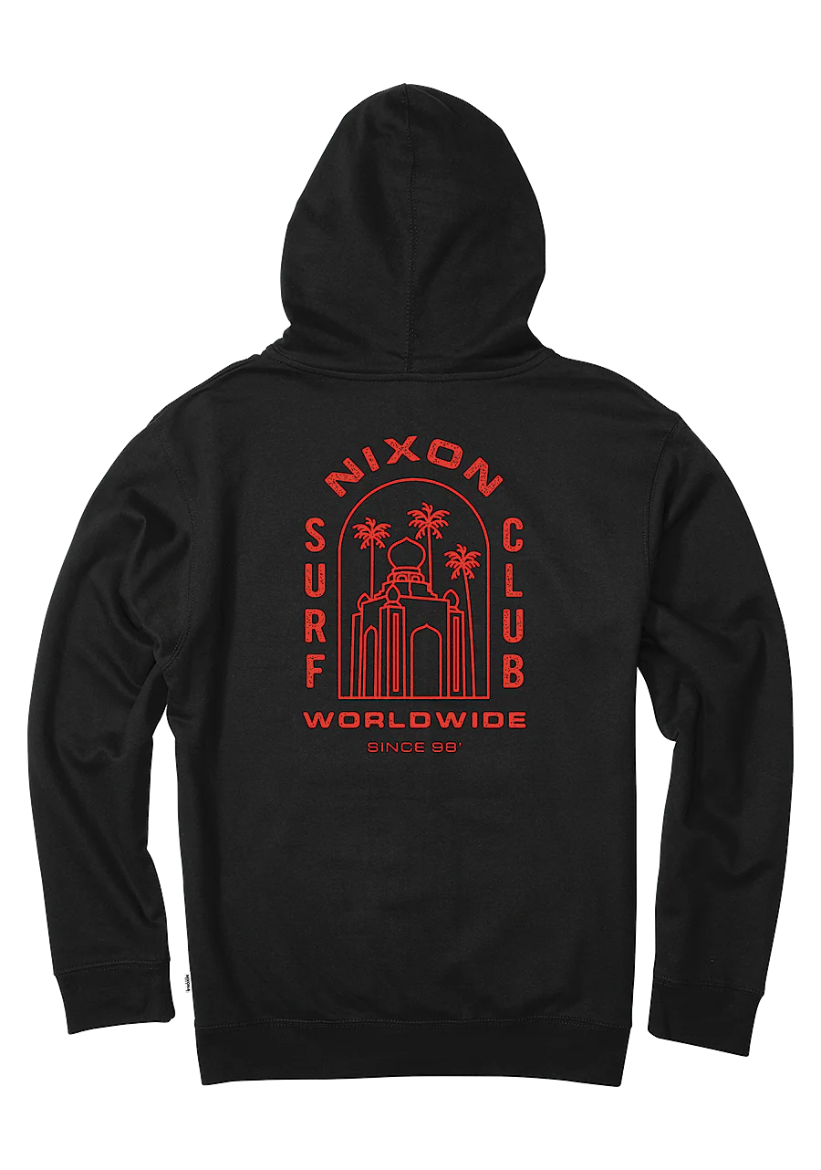 Temple Zip Hoodie - Black - Image 2
