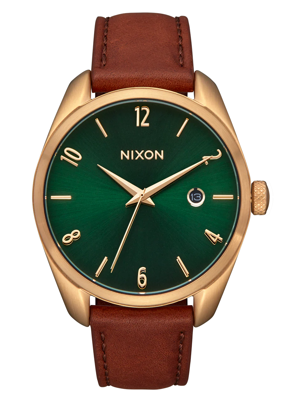 Thalia Leather - All Gold / Green Sunray