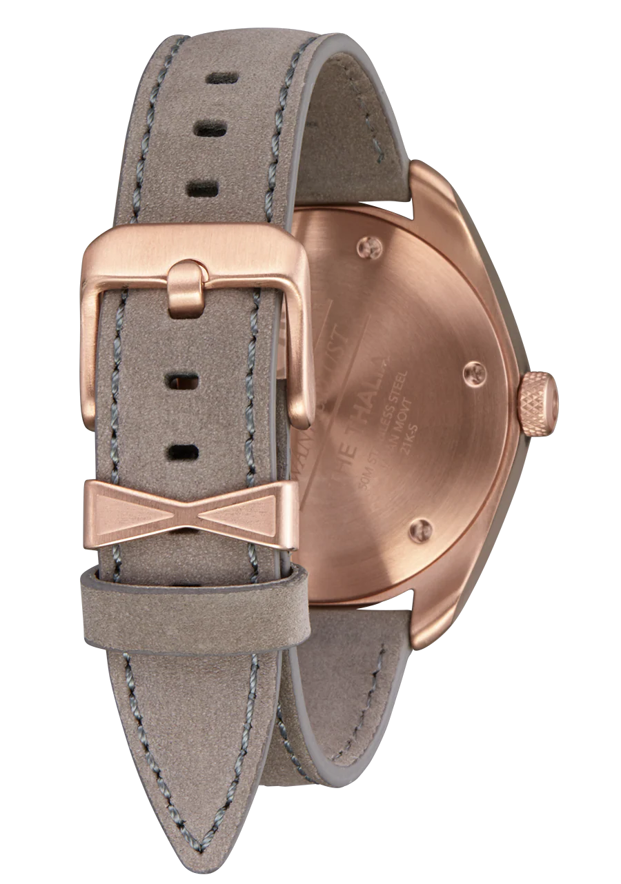 Thalia Leather - Gray Sunray / Rose Gold / Gray - Image 3