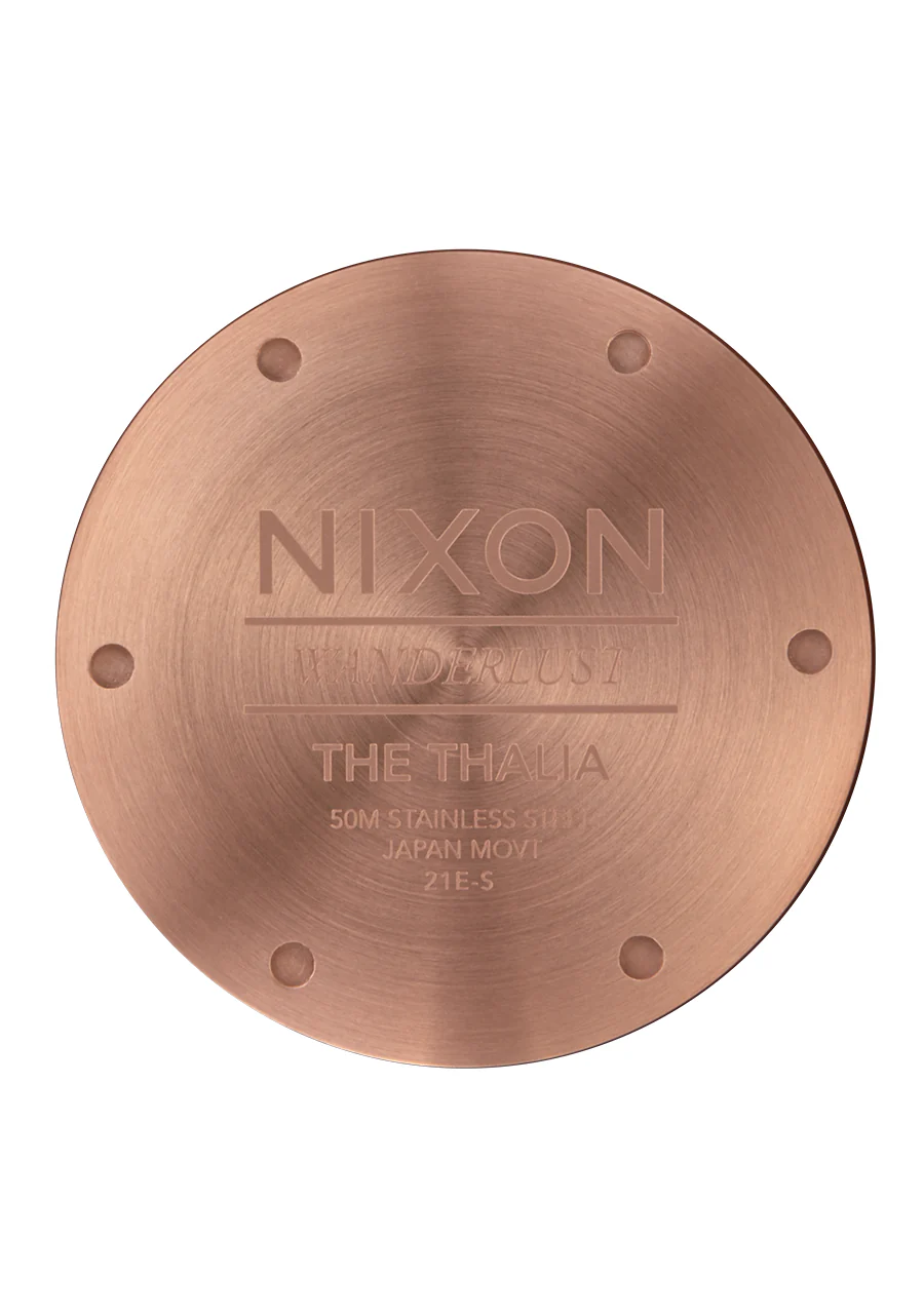 Thalia Leather - Rose Gold / White - Image 4